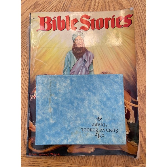 Whitman Publishing Co. Other - Vintage 1939 Bible Stories Coloring Book Whitman Publishing Sunday School Diary